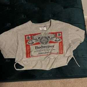 Vintage Budweiser Cropped Tshirt